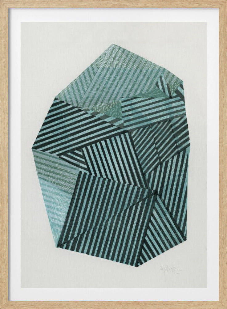Gestreifter Stein II. | Poster