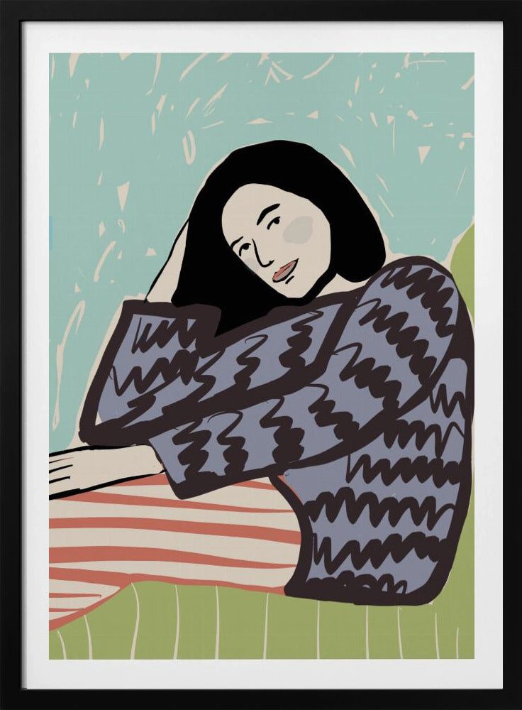 Dame SITZEND | Poster