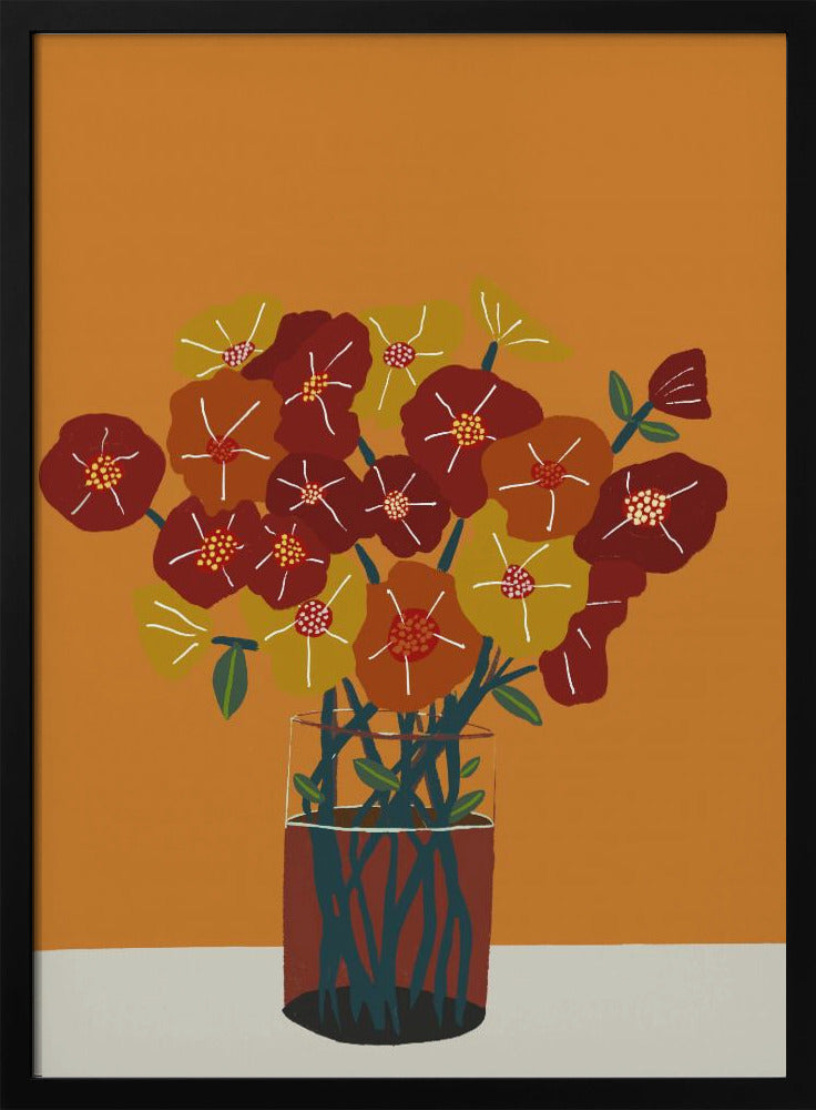 Blumen in der Vase | Poster
