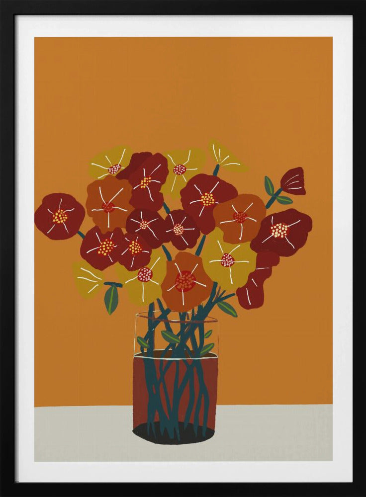 Blumen in der Vase | Poster