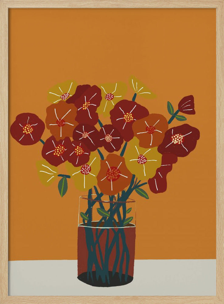 Blumen in der Vase | Poster