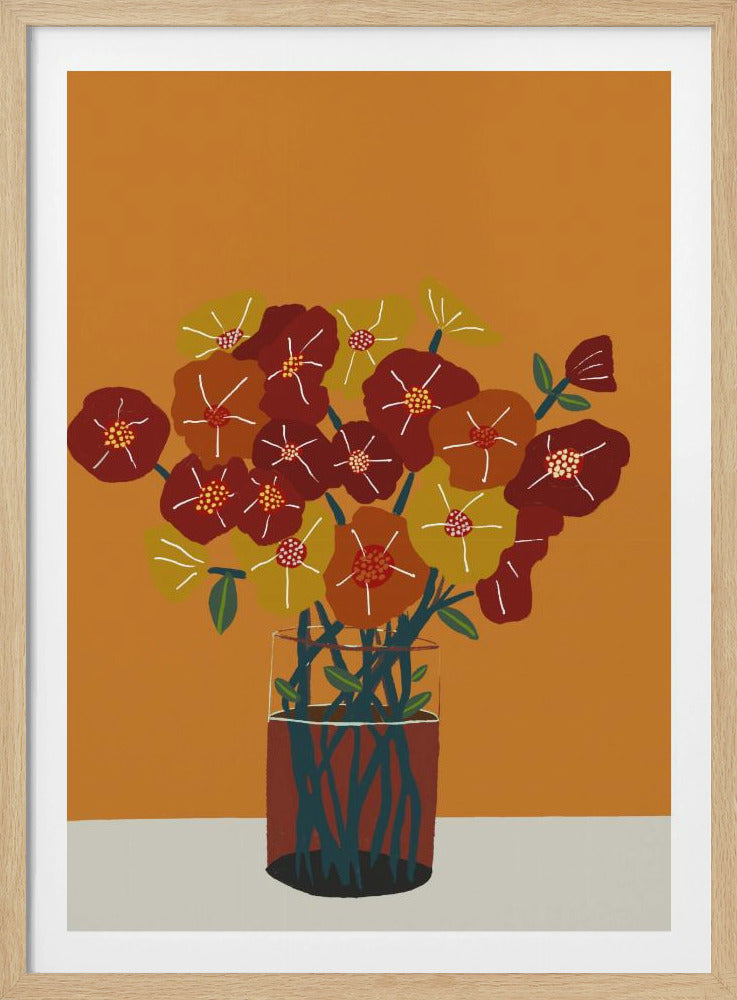 Blumen in der Vase | Poster