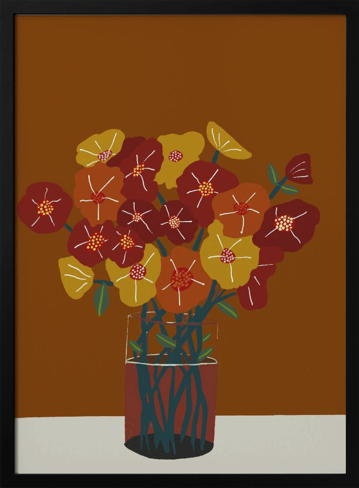 Blumen in der Vase | Poster