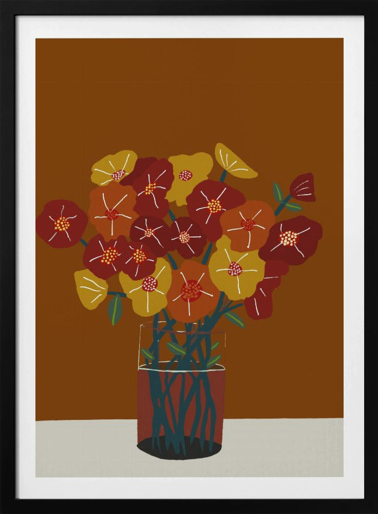 Blumen in der Vase | Poster