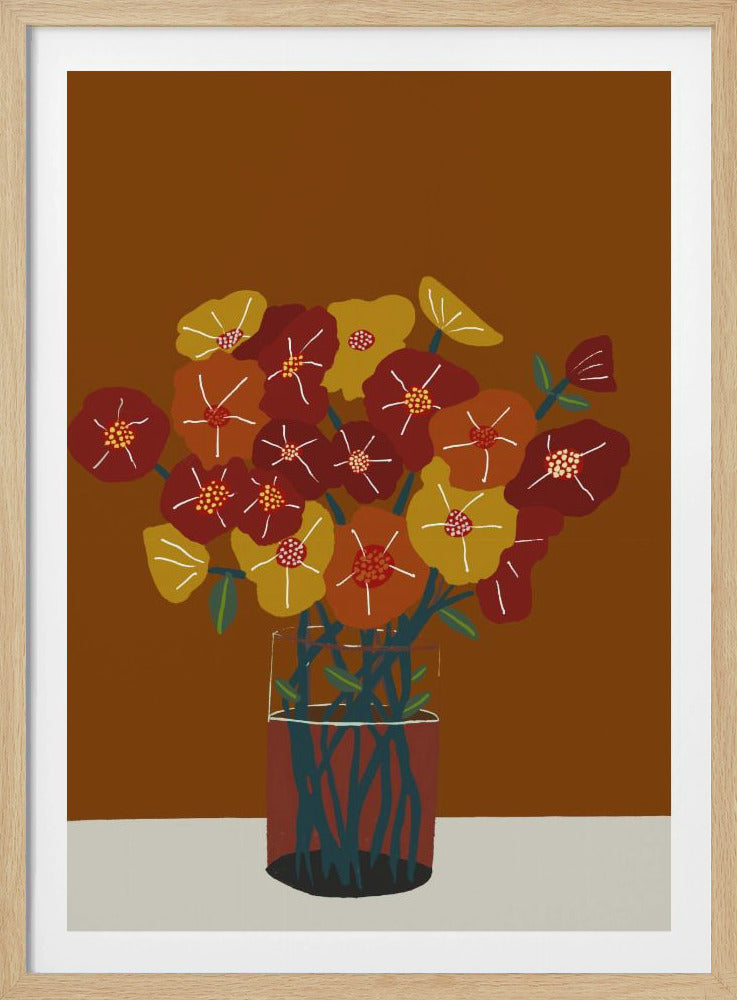 Blumen in der Vase | Poster