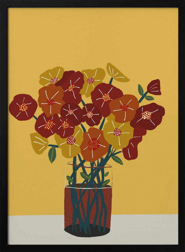 Blumen in der Vase | Poster