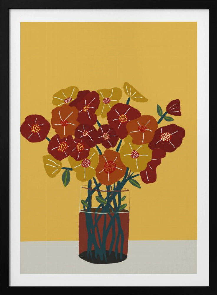 Blumen in der Vase | Poster