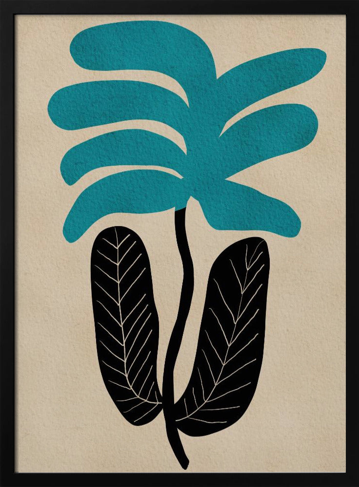 Blaue Blumenblume | Poster