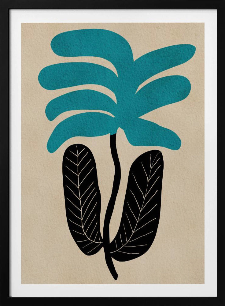 Blaue Blumenblume | Poster