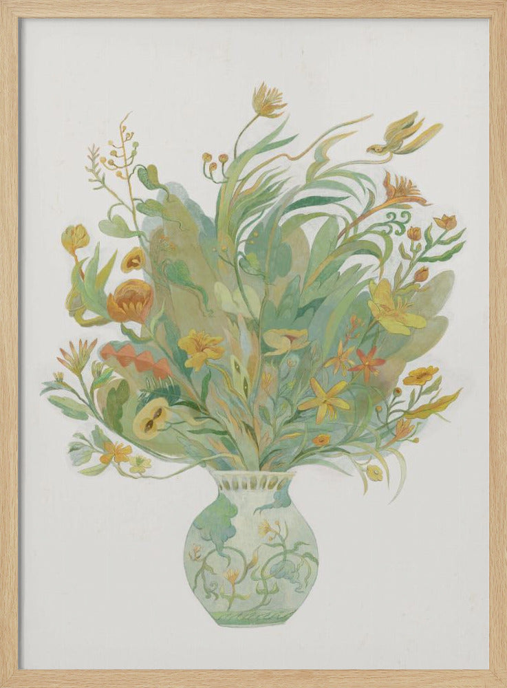 Eine Vase voller Blumen | Poster