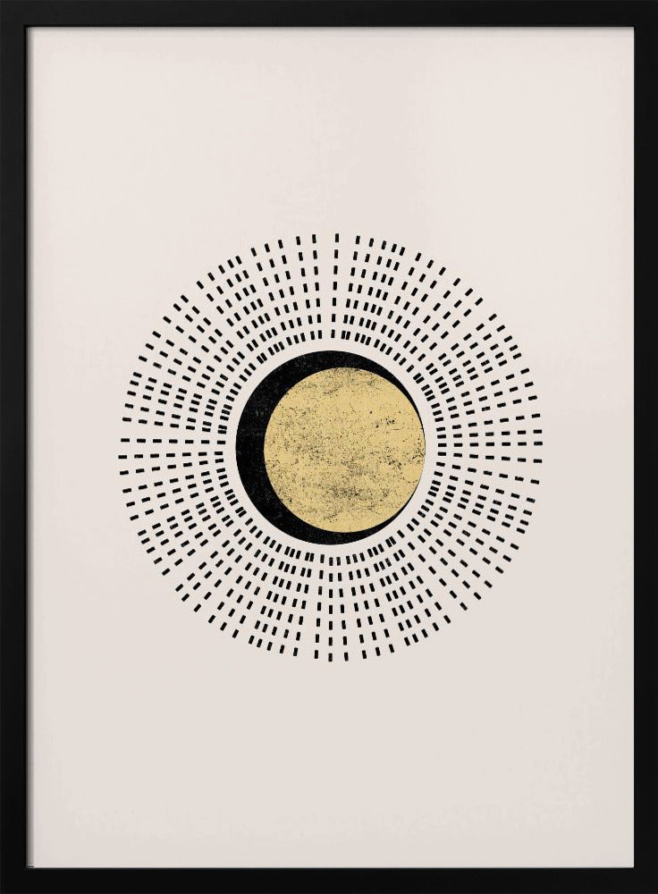 Minimalistische Sonne | Poster