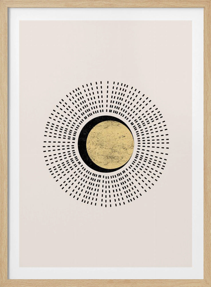 Minimalistische Sonne | Poster
