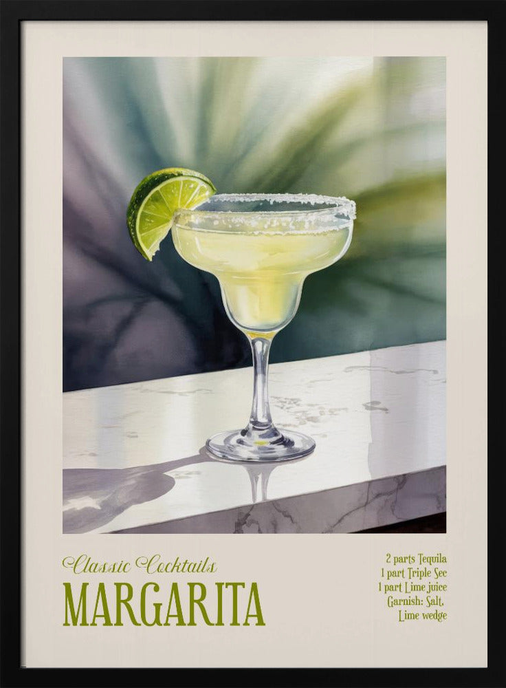 Klassische Cocktails - Margarita | Poster