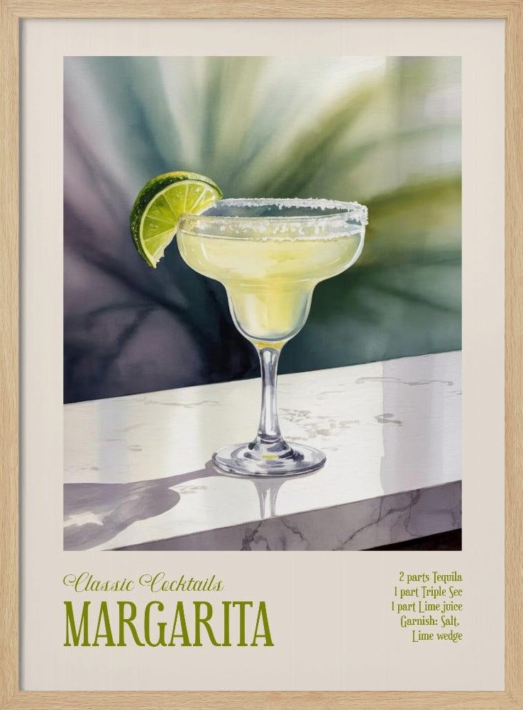 Klassische Cocktails - Margarita | Poster