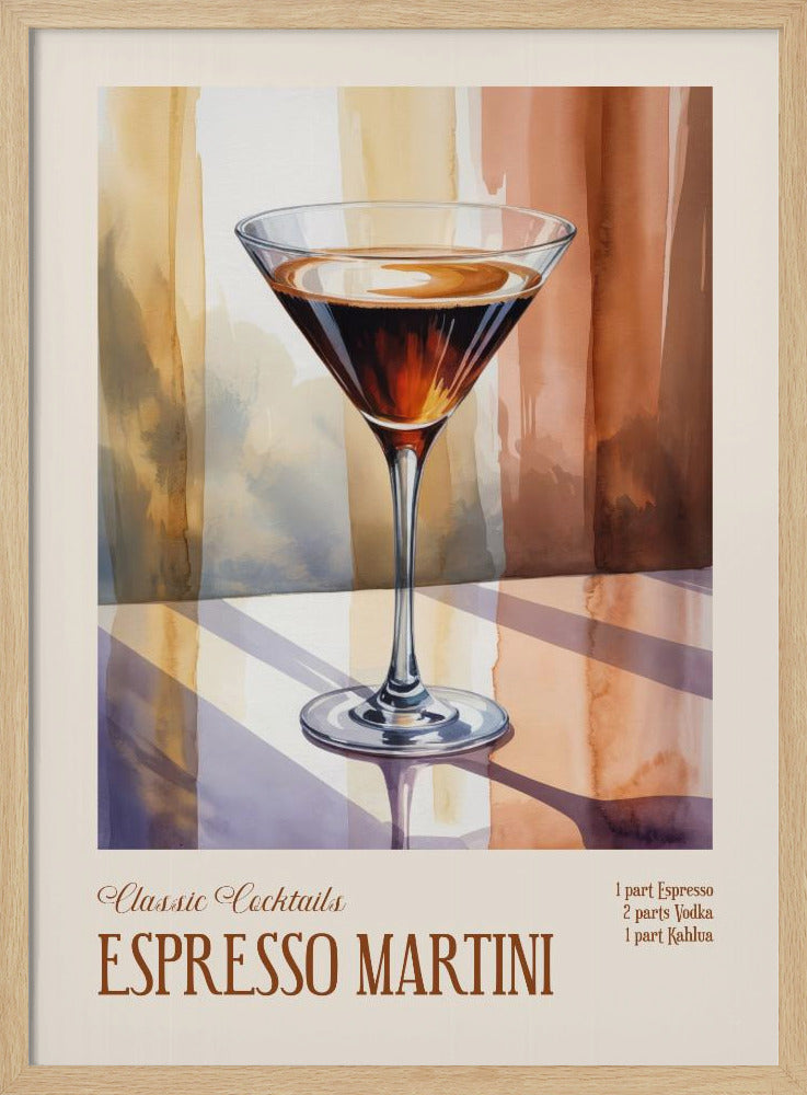 Klassische Cocktails - Espresso Martini | Poster