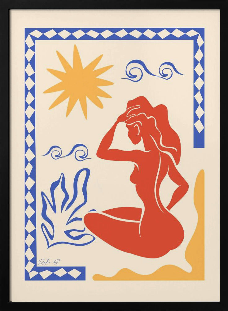 Sonnenbad (Trichromatisch) | Poster