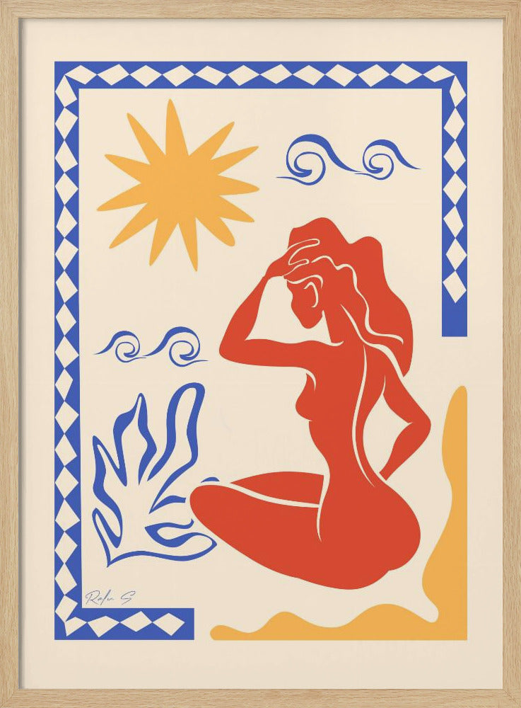 Sonnenbad (Trichromatisch) | Poster