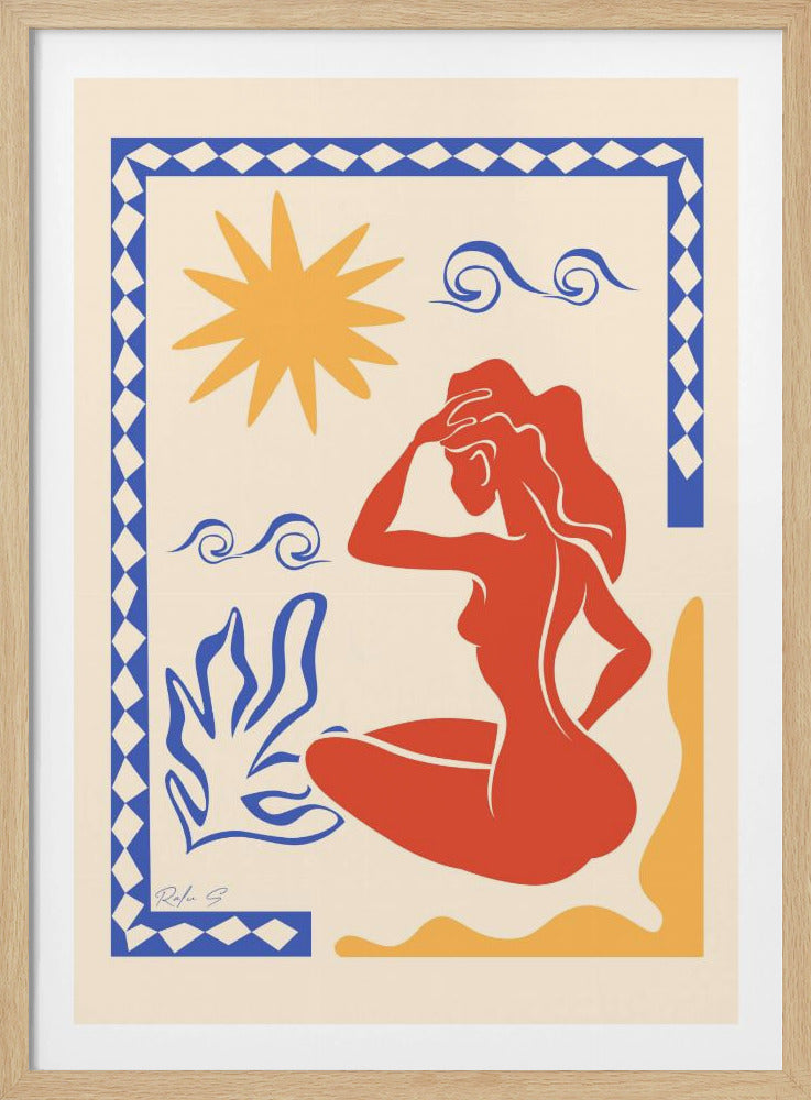 Sonnenbad (Trichromatisch) | Poster