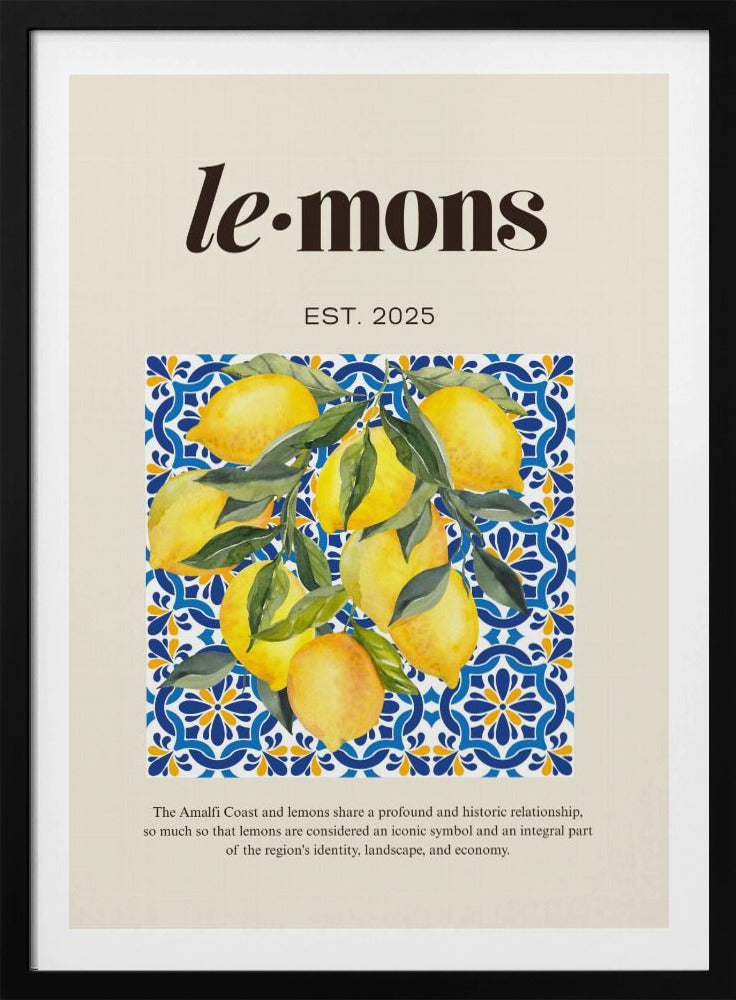 Zitronen Beige | Poster