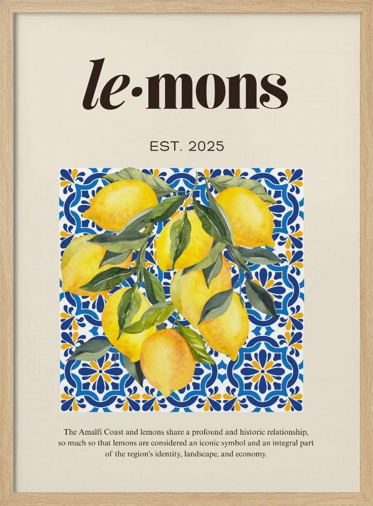 Zitronen Beige | Poster