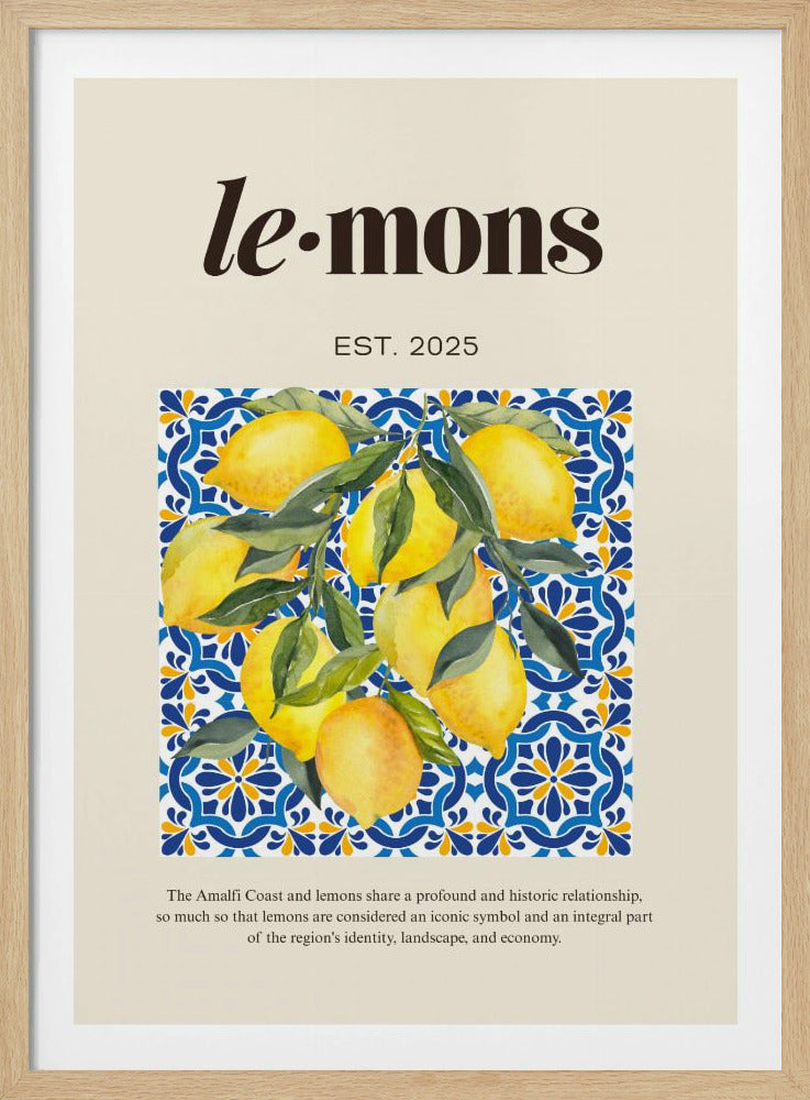 Zitronen Beige | Poster