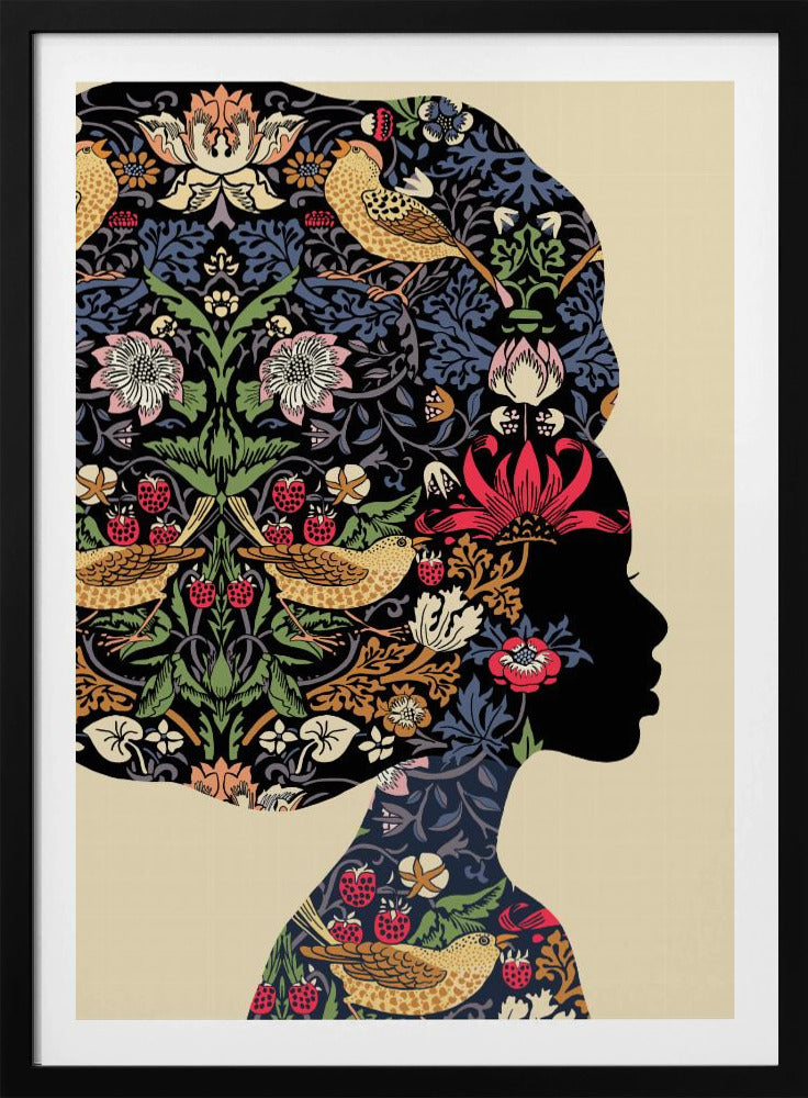 Afro-Frau | Poster
