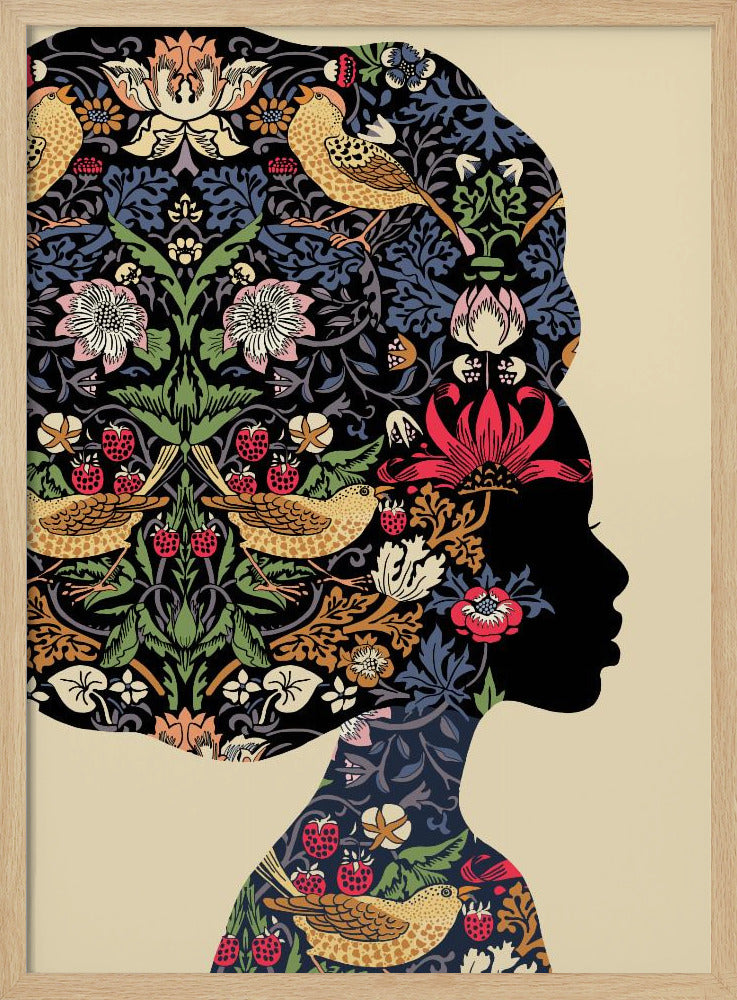 Afro-Frau | Poster