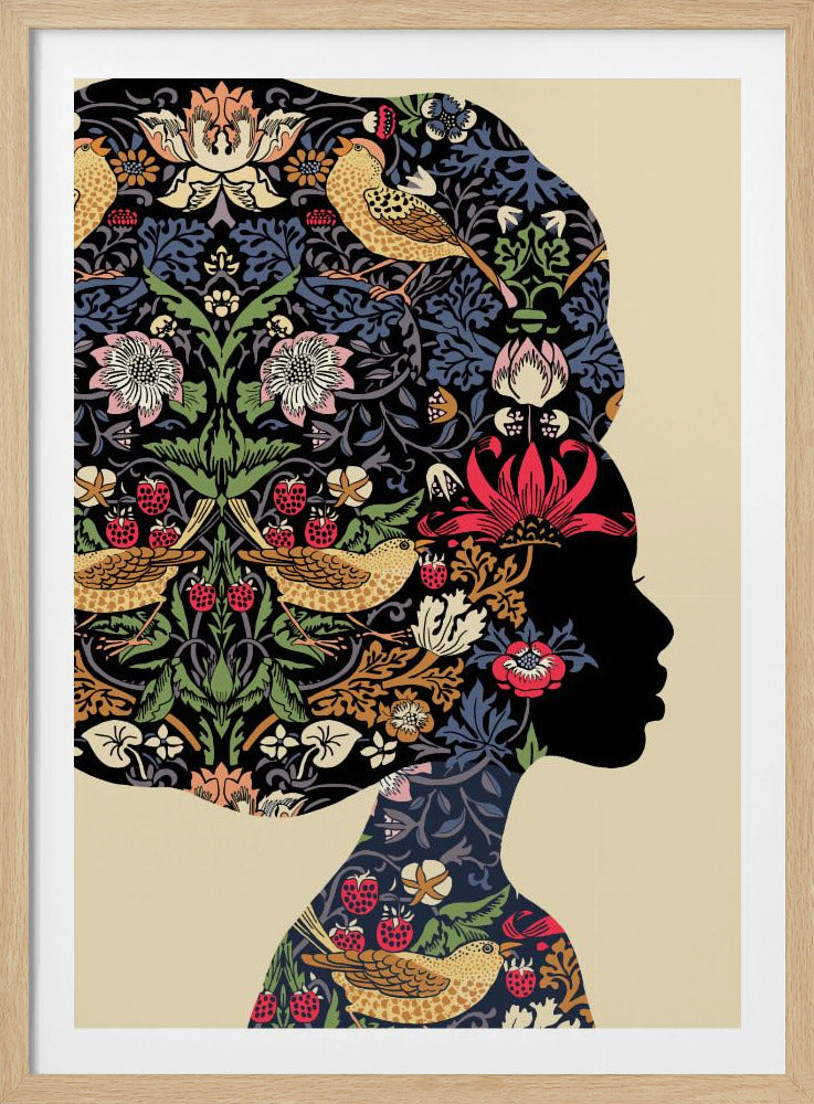 Afro-Frau | Poster
