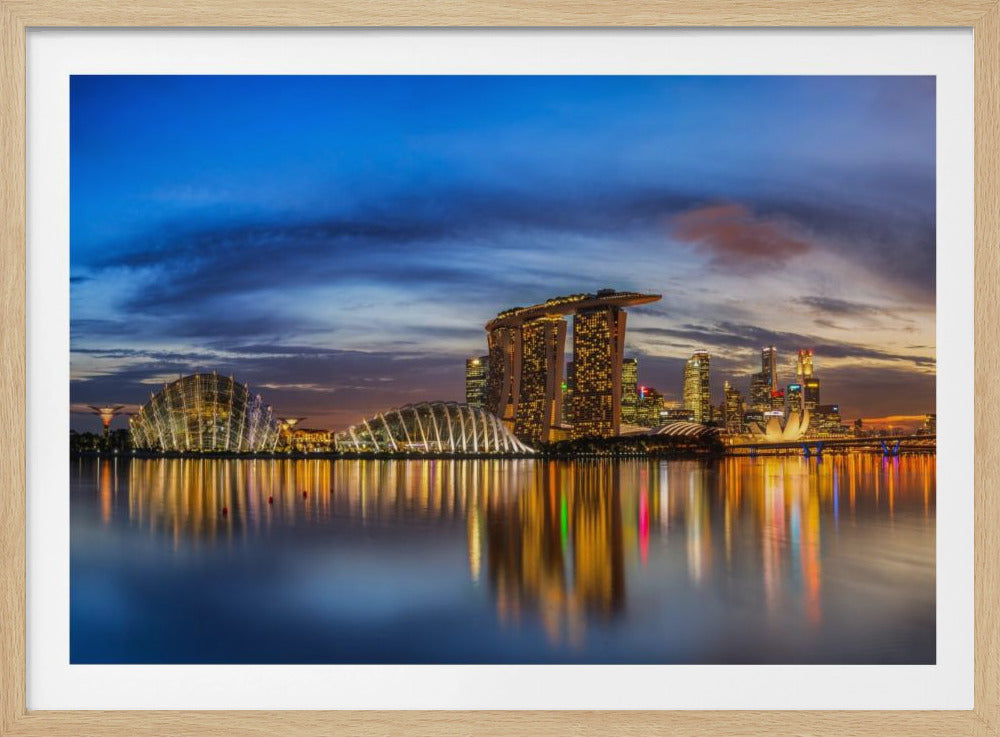 Sonnenuntergang an der Bucht | Poster
