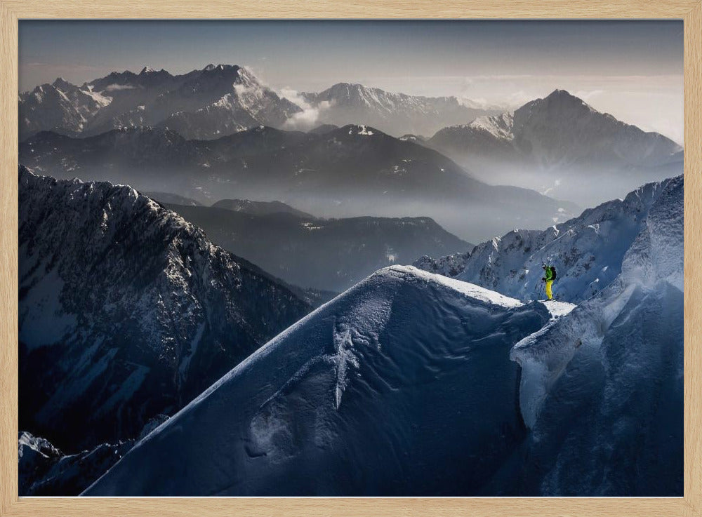 Stille Momente vor dem Abstieg | Poster