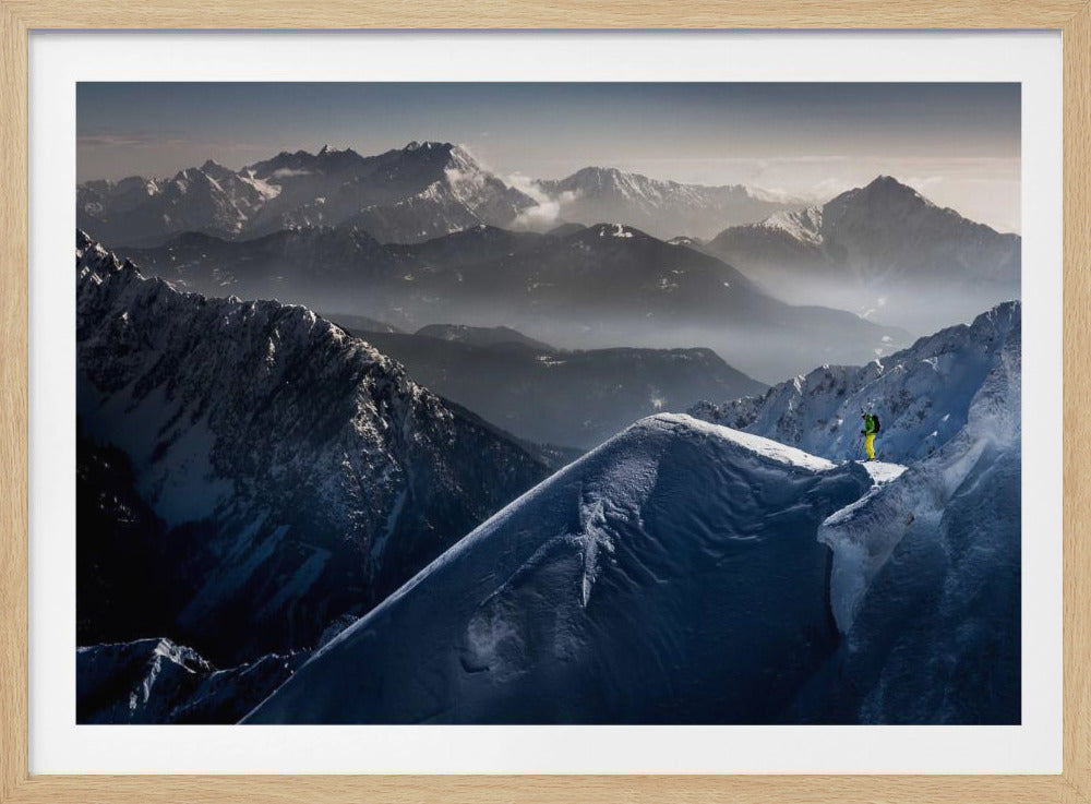 Stille Momente vor dem Abstieg | Poster