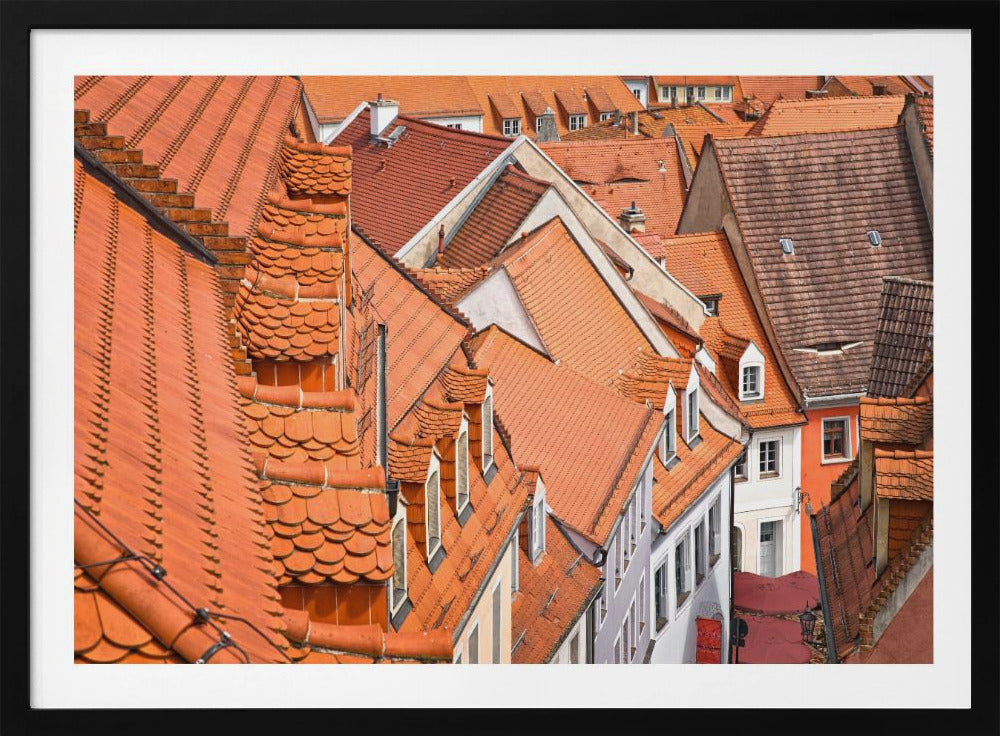 Die Farbe dieser Dächer... | Poster