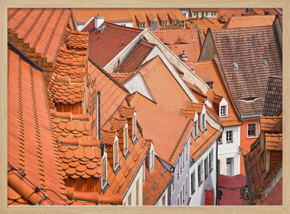 Die Farbe dieser Dächer... | Poster
