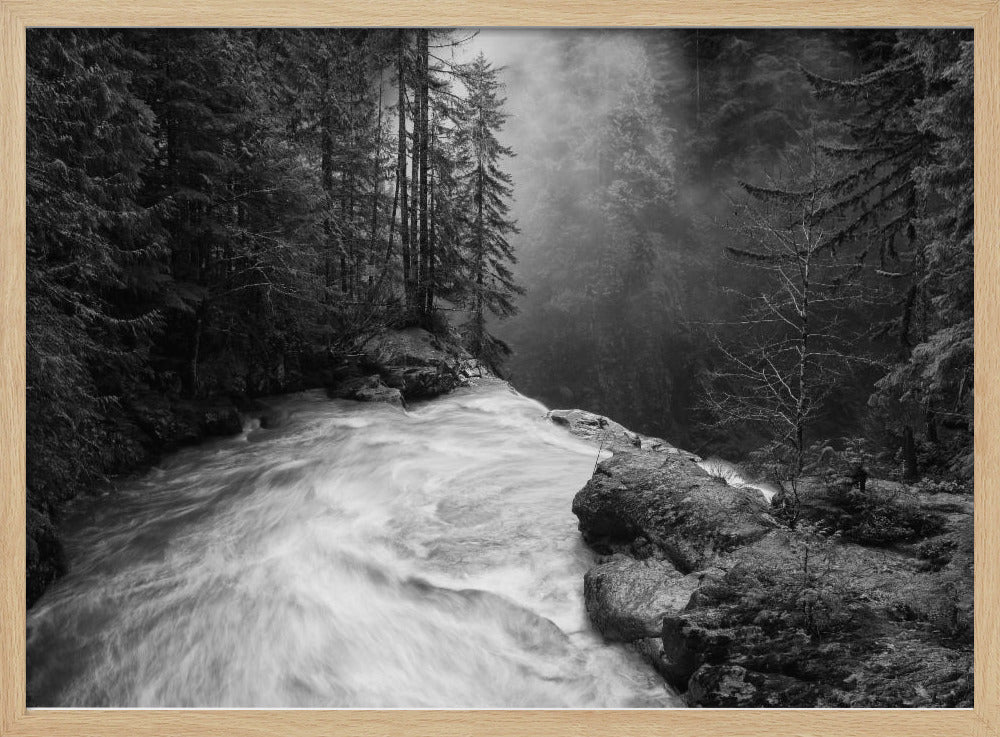 Über den Wasserfällen | Poster