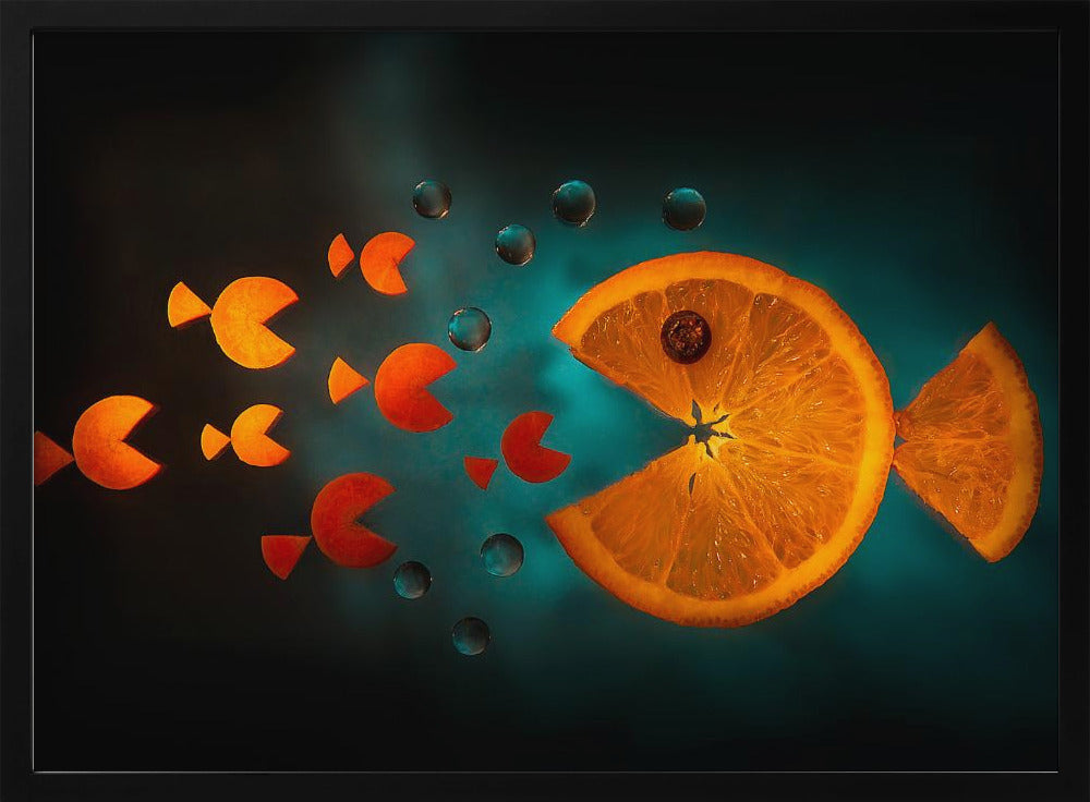 Orangefarbener Fisch | Poster