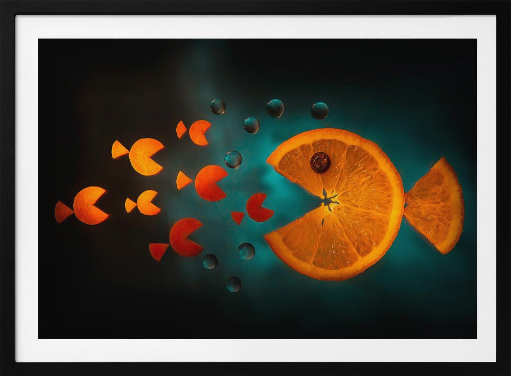 Orangefarbener Fisch | Poster