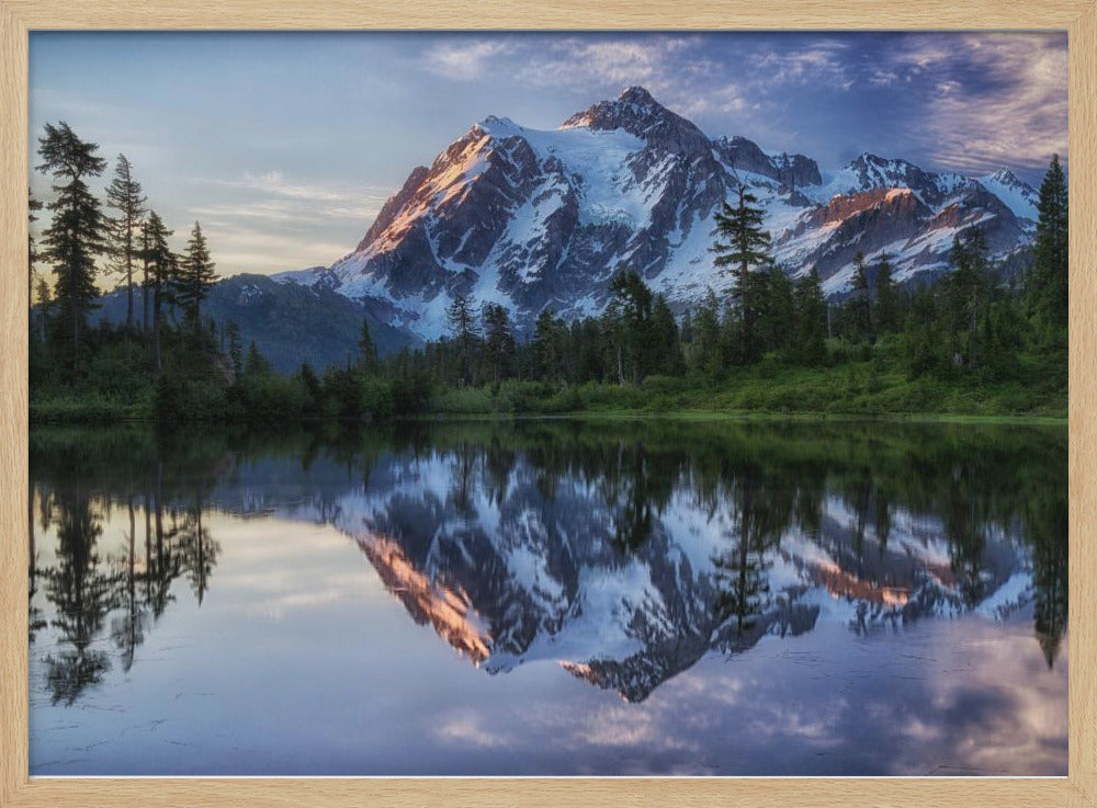 Sonnenaufgang auf dem Berg Shuksan | Poster