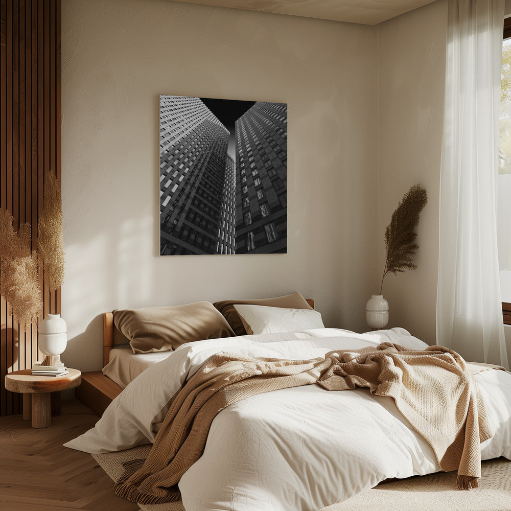 Zwischen Giganten | Leinwand