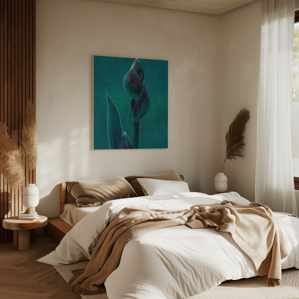 Blue charade. | Canvas