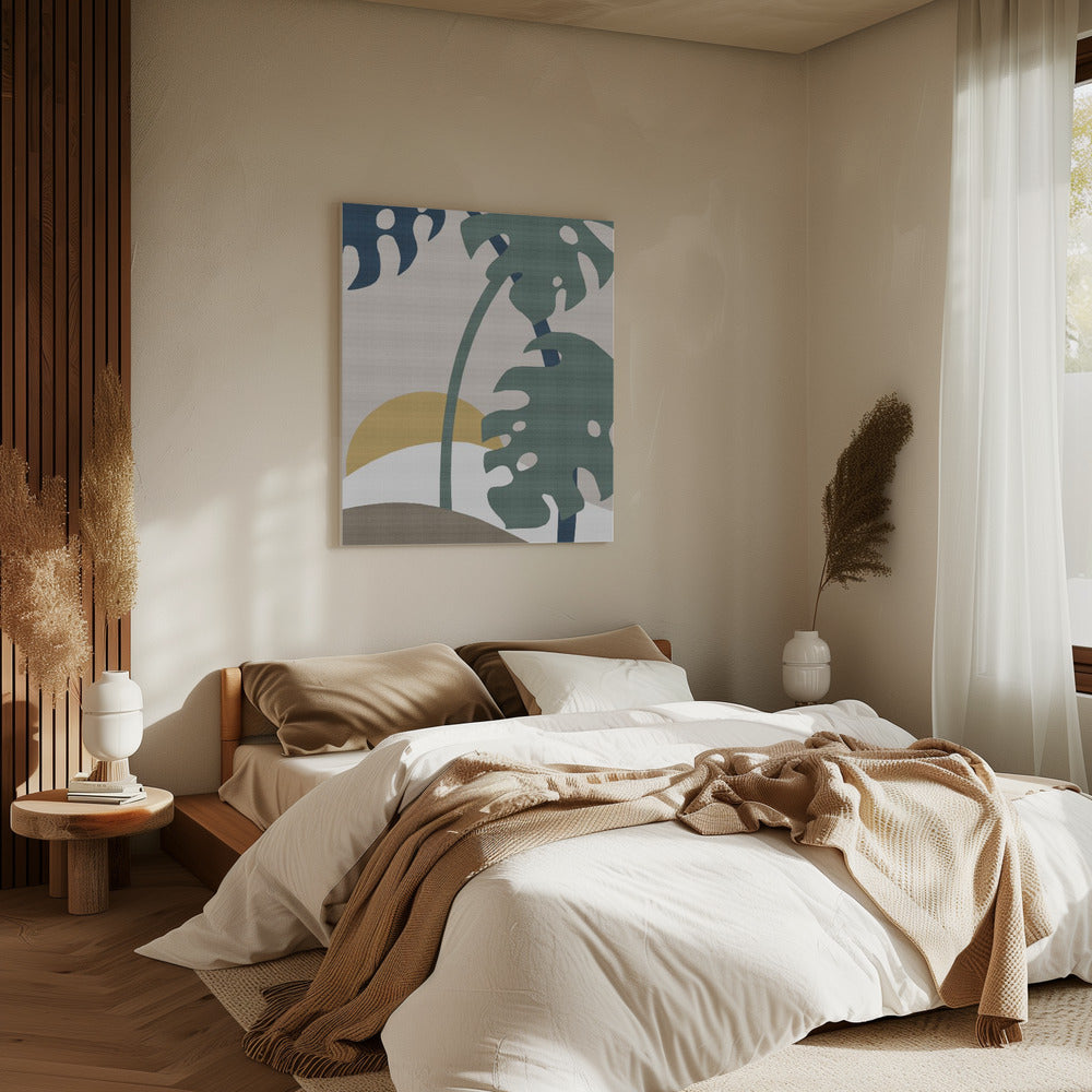 Monstera Cut Out 02 | Leinwand