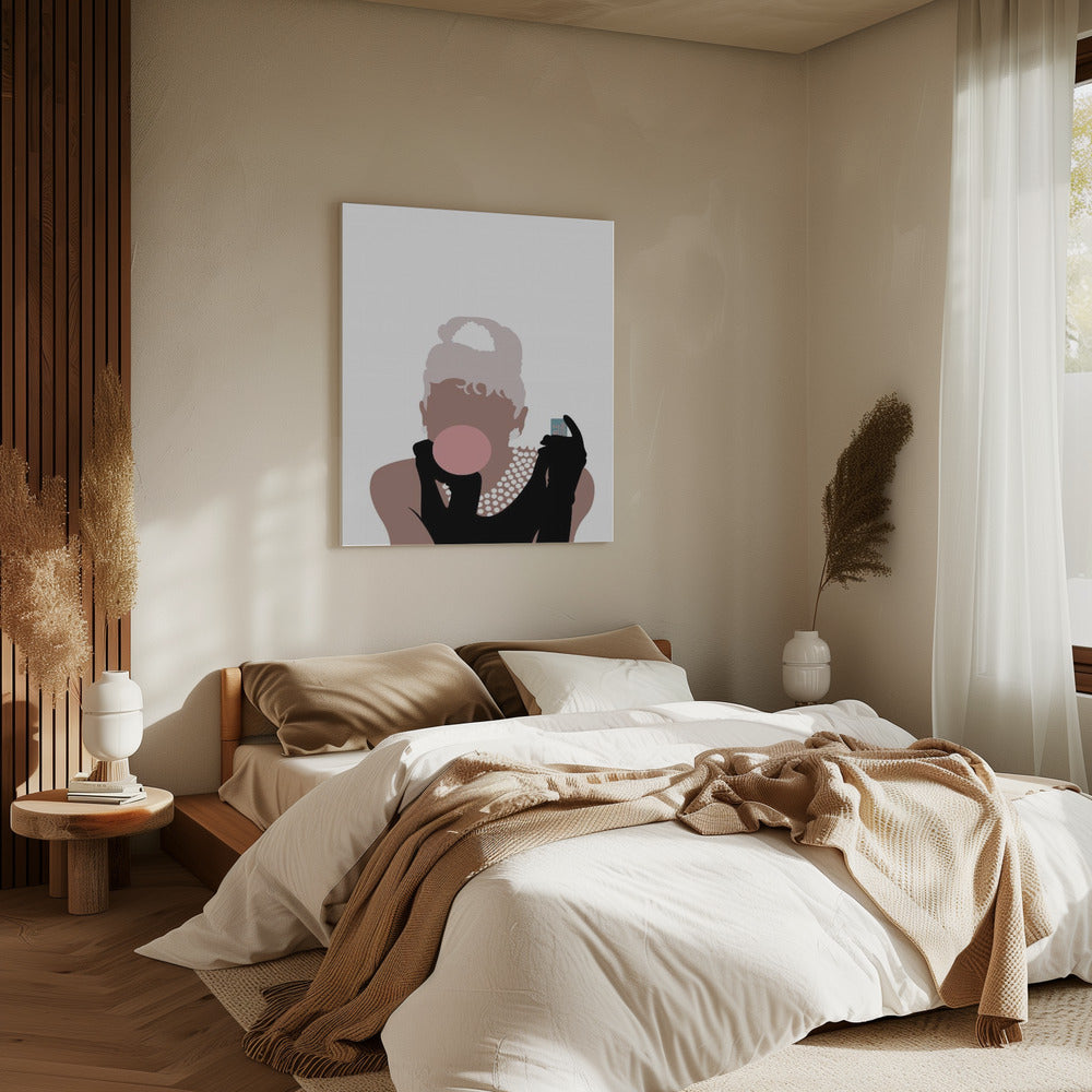 Kaugummimädchen | Leinwand