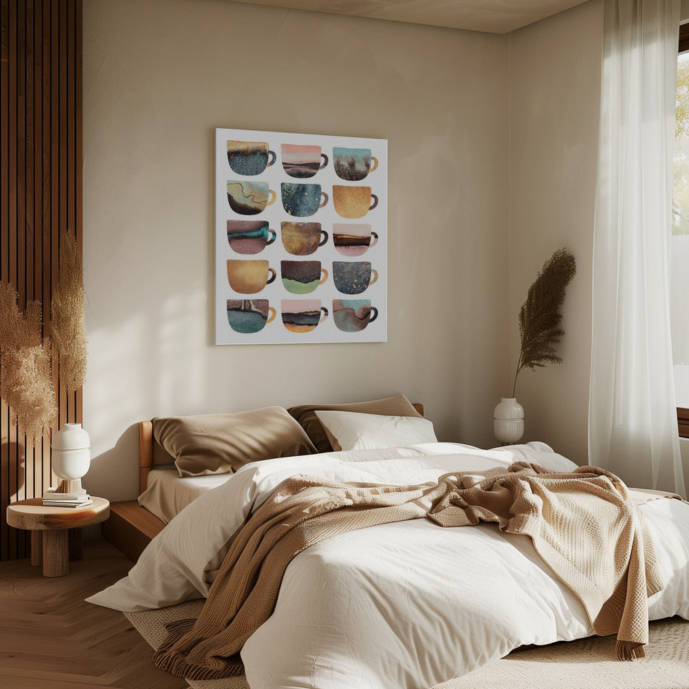 Earthy Coffee Cups | Canvas
