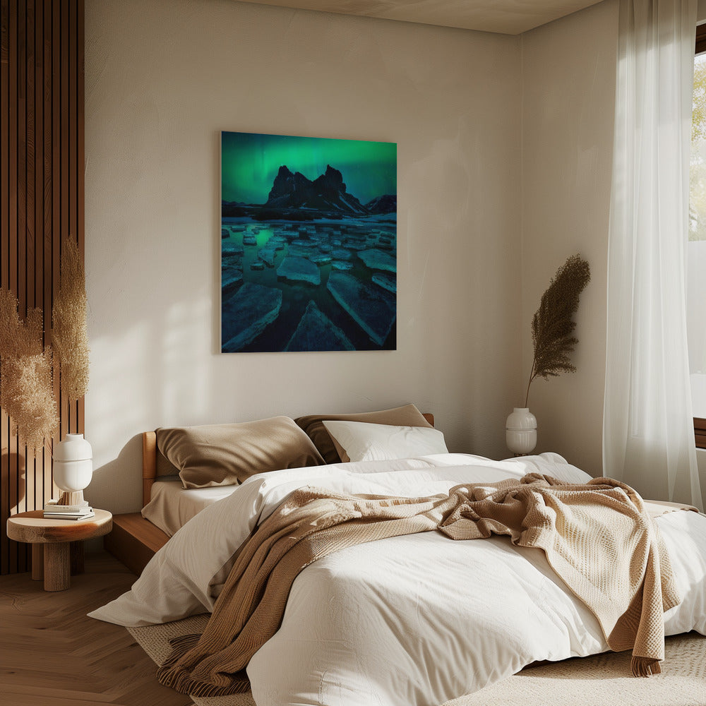 Eisiges Eystrahorn | Leinwand