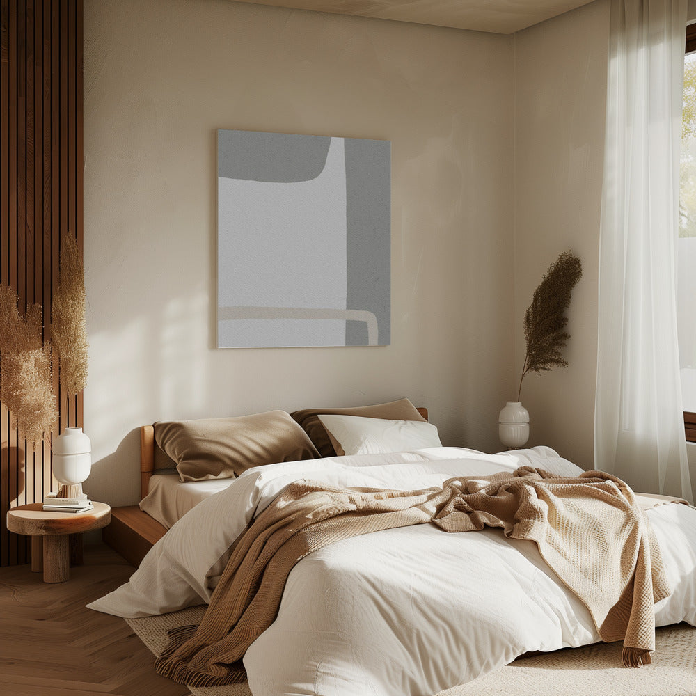 Abstract Design With Muted Tones | Canvas