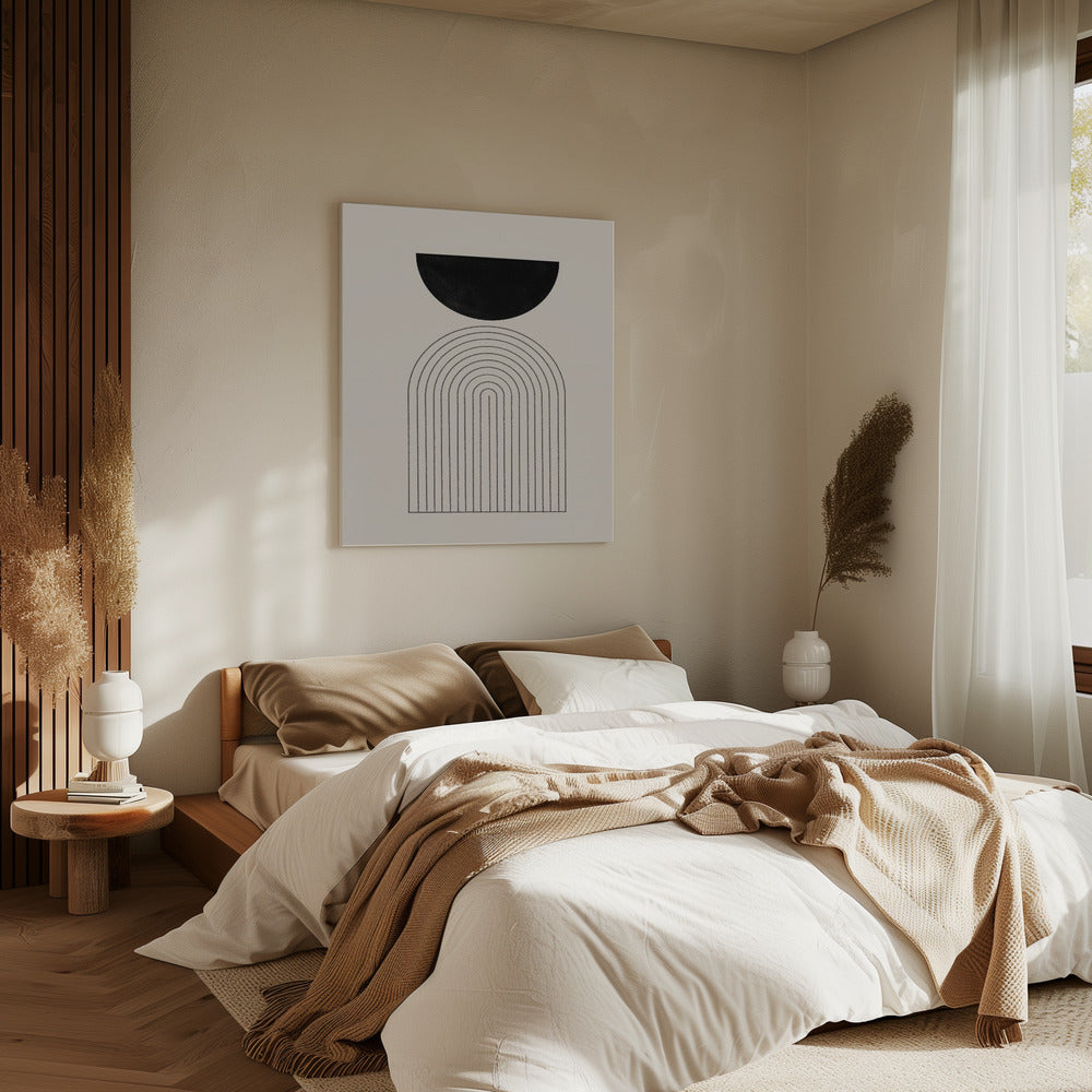 Minimalistische Balance | Leinwand
