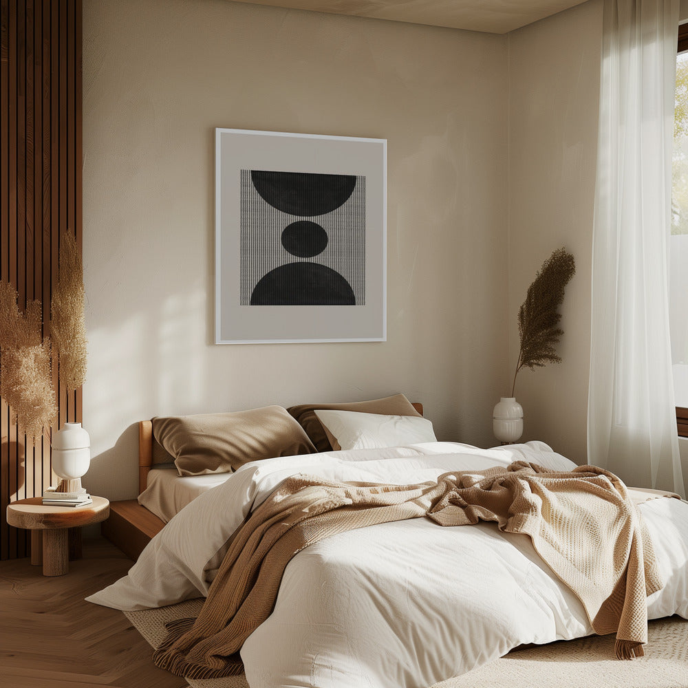 Geometrische Echos | Leinwand