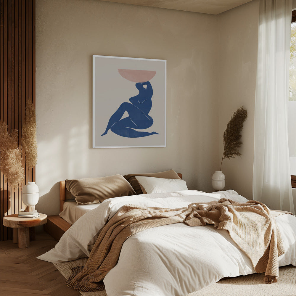 Harmonie in Blau | Leinwand