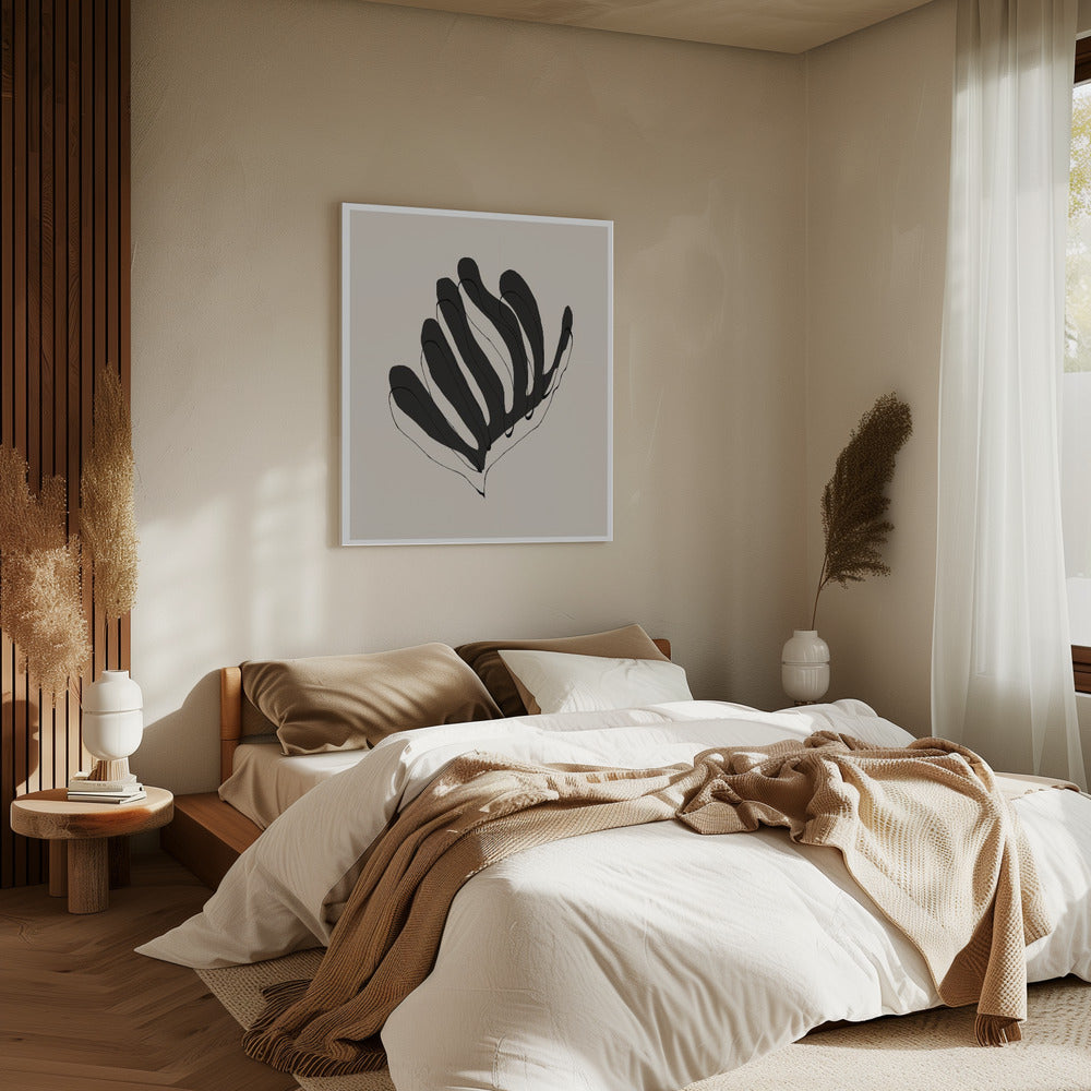 Abstract Leaf Lines | Canvas