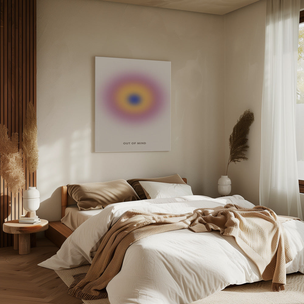 Colorful Concentric Glow | Canvas