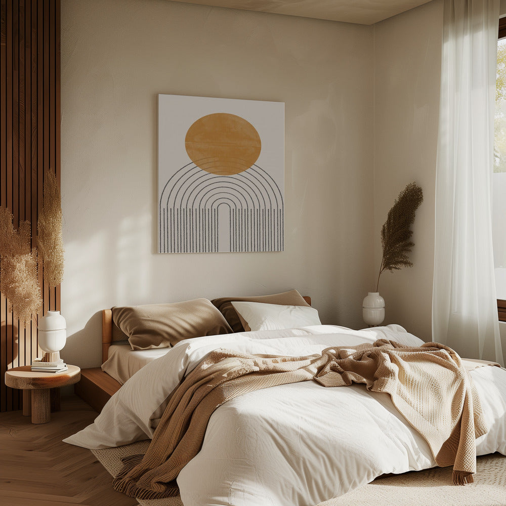 Bogen und Sonnenstrahl | Leinwand